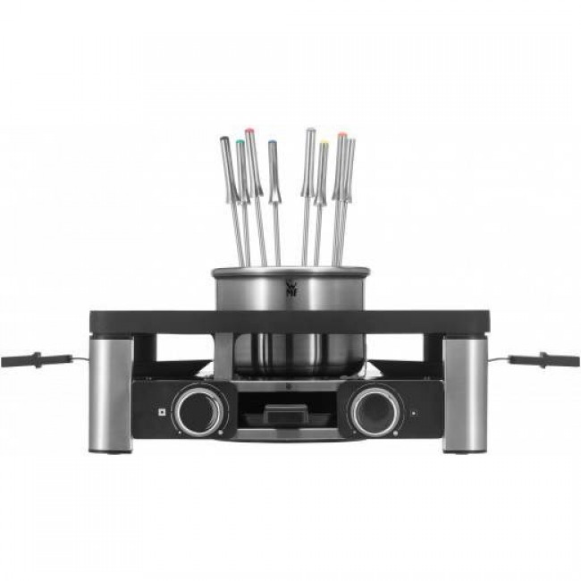 WMF Lumero 0415480011 raclette grill 8 person(s) 1960 W Black, Stainless steel