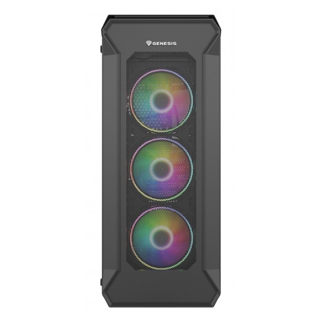 GENESIS Irid 505 ARGB Midi Tower Black, Transparent GENESIS Irid 505 ARGB Midi Tower Black, Transparent