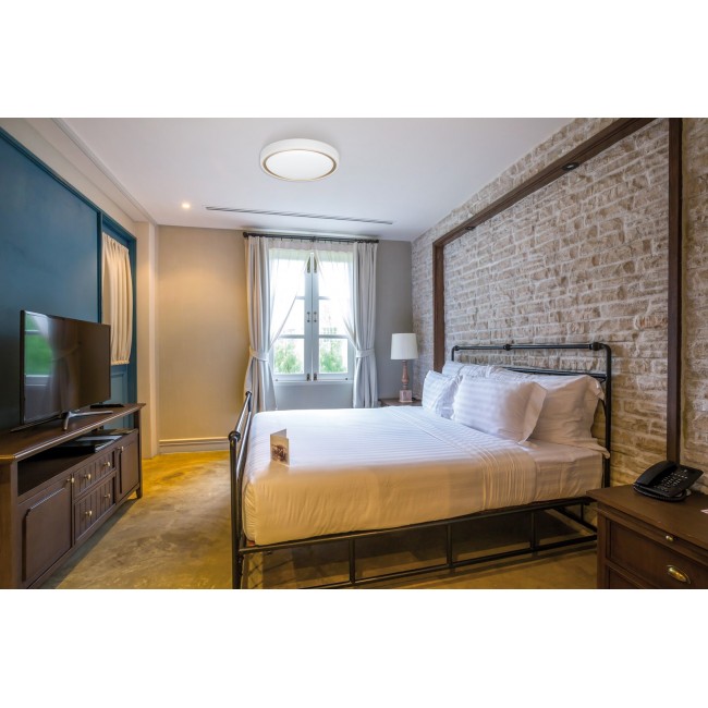 Modern LED ceiling plafond Activejet VERDI White/Gold 23W