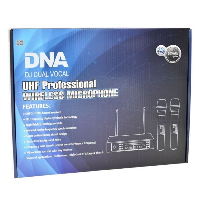 DNA DJ DUAL VOCAL - wireless vocal microphone