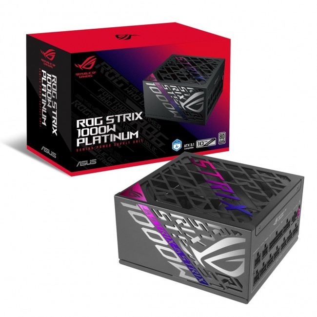 ASUS ROG STRIX-1000P-GAMING power supply unit 1000 W 20+4 pin ATX ATX Black, Silver ASUS ROG STRIX-1000P-GAMING power supply unit 1000 W 20+4 pin ATX ATX Black, Silver