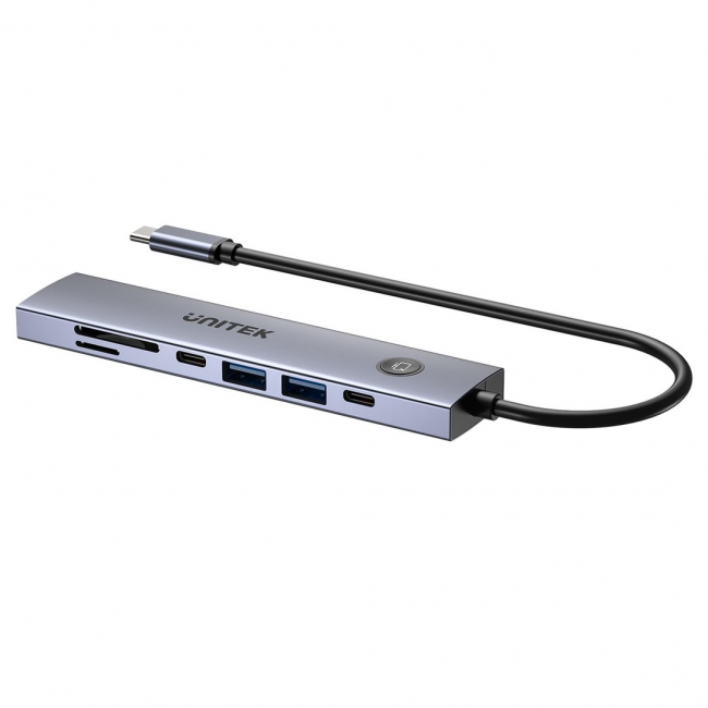 UNITEK USB-C 7-in-1 PD 100W HDMI 2.0 HUB WITH ON/OFF SWITCH UNITEK USB-C 7-in-1 PD 100W HDMI 2.0 HUB WITH ON/OFF SWITCH