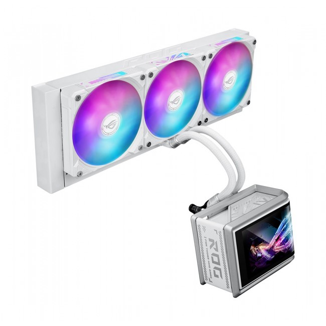 ASUS ROG Ryuo IV SLC 360 ARGB White Edition Processor All-in-one liquid cooler 12 cm ASUS ROG Ryuo IV SLC 360 ARGB White Edition Processor All-in-one liquid cooler 12 cm