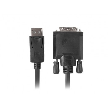 Lanberg CA-DPDV-10CU-0018-BK video cable adapter 1.8 m DisplayPort DVI-D Black