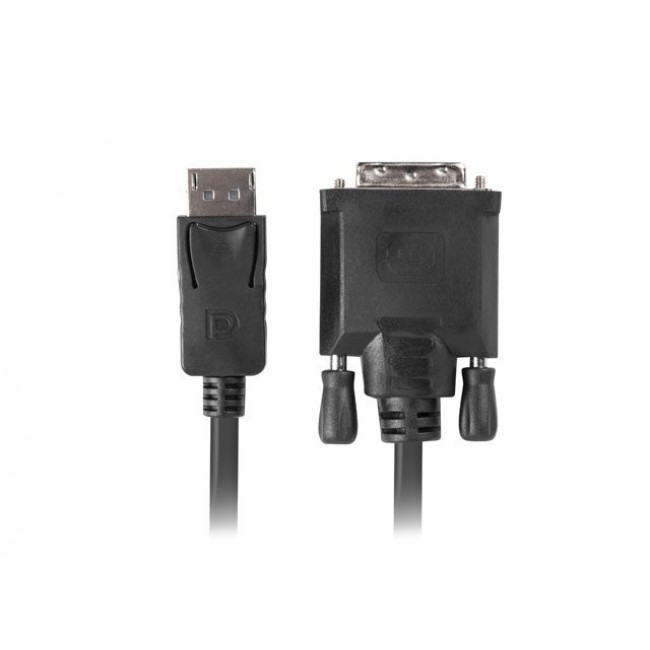 Lanberg CA-DPDV-10CU-0018-BK video cable adapter 1.8 m DisplayPort DVI-D Black