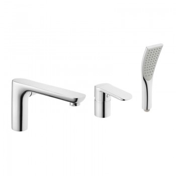3-Hole Bath Tub Mixer Siros Chrome