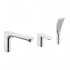 3-Hole Bath Tub Mixer Siros Chrome