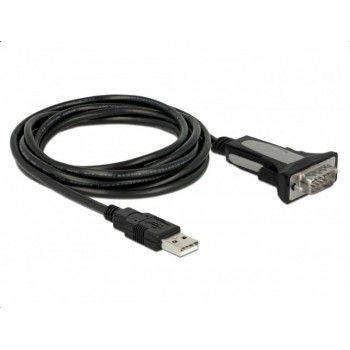 DeLOCK 65962 serial cable Black 3 m USB Type-A DB-9