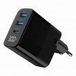 Gembird TA-UC-PDQC30LCD-BK-02 mobile device charger Universal Black AC Fast charging Indoor Gembird TA-UC-PDQC30LCD-BK-02 mobile device charger Universal Black AC Fast charging Indoor