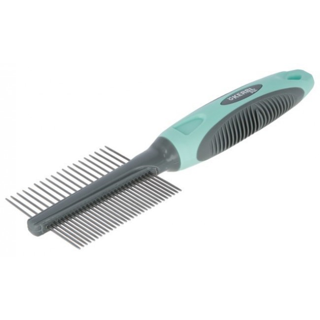 KERBL Fine and coarse tooth comb for dogs - 21 cm