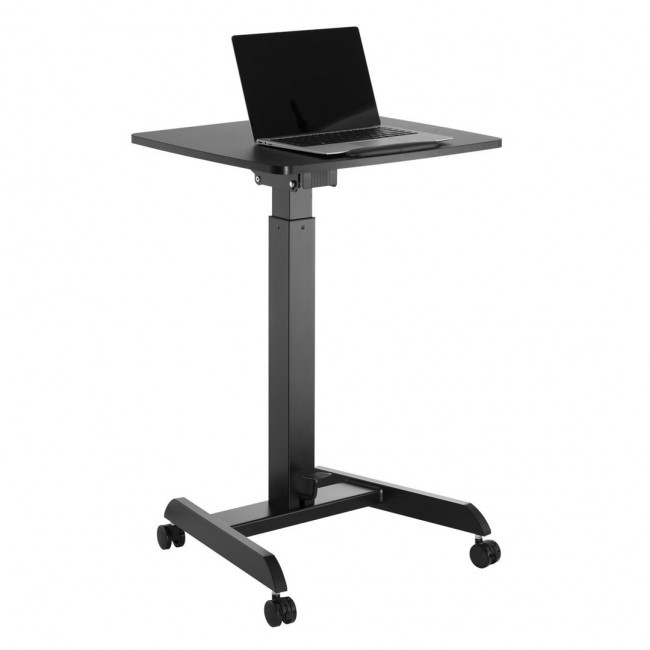 Maclean Laptop Table, Height Adjustable, for Standing Up Work, Max Height 113cm, MC-892B