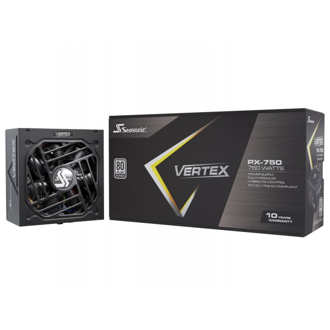 Seasonic VERTEX PX-750 power supply unit 750 W 24-pin ATX ATX Black Seasonic VERTEX PX-750 power supply unit 750 W 24-pin ATX ATX Black