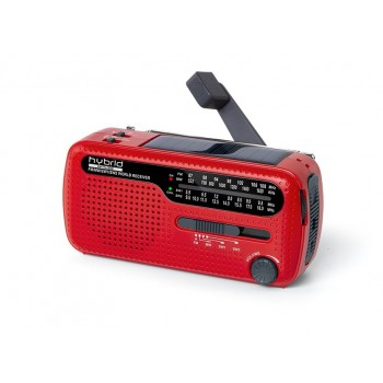 Muse MH-07 RED self-powered radio, Red