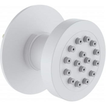 Concealed round shower nozzle