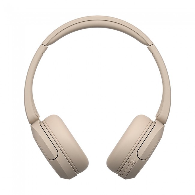 Sony WH-CH520 Headset Wireless Head-band Calls/Music USB Type-C Bluetooth Charging stand Cream