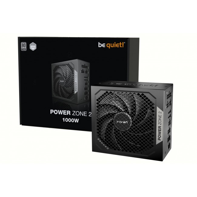 be quiet! POWER ZONE 2 1000W power supply unit 20+4 pin ATX ATX Black be quiet! POWER ZONE 2 1000W power supply unit 20+4 pin ATX ATX Black