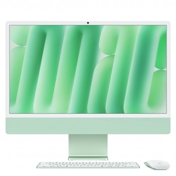 Apple iMac 24-inch with Retina 4.5K display: M4 chip with 10 core CPU and 10 core GPU, 24GB, 512GB SSD - Green