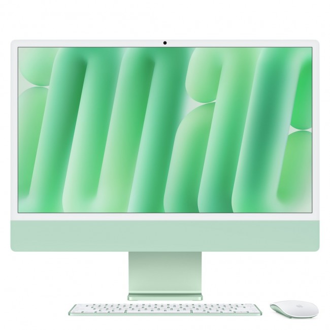 Apple iMac 24-inch with Retina 4.5K display: M4 chip with 10 core CPU and 10 core GPU, 24GB, 512GB SSD - Green Apple iMac 24-inch with Retina 4.5K display: M4 chip with 10 core CPU and 10 core GPU, 24GB, 512GB SSD - Green