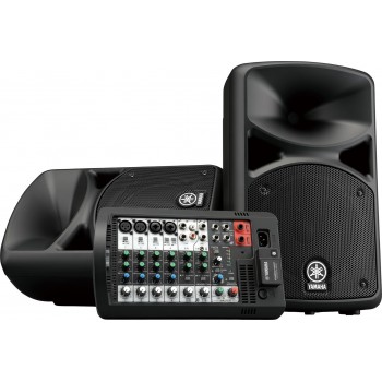 Yamaha Stagepas 400BT - portable PA system with 8-channel mixer and built-in power amplifier