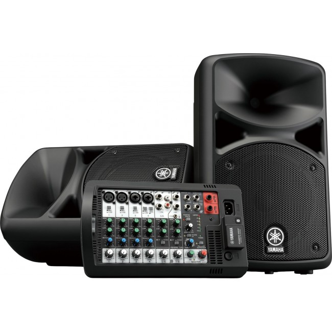 Yamaha Stagepas 400BT - portable PA system with 8-channel mixer and built-in power amplifier Yamaha Stagepas 400BT - portable PA system with 8-channel mixer and built-in power amplifier
