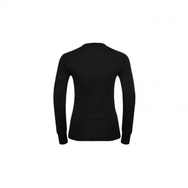 Odlo BL TOP crew neck l/s ACTIVE WARM ECO women's T-shirt, size S, black Odlo BL TOP crew neck l/s ACTIVE WARM ECO women's T-shirt, size S, black