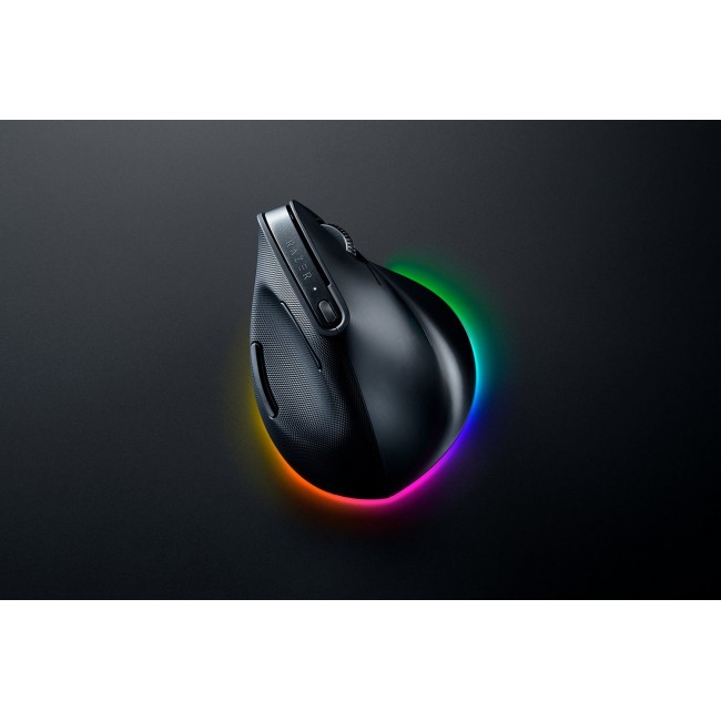Razer Pro Click V2 Vertical mouse Universal Right-hand RF Wireless + Bluetooth + USB Type-C Optical 30000 DPI Razer Pro Click V2 Vertical mouse Universal Right-hand RF Wireless + Bluetooth + USB Type-C Optical 30000 DPI