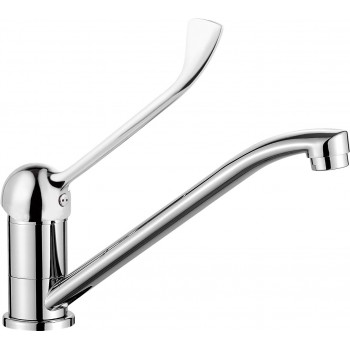 Clinic kitchen faucet with lever