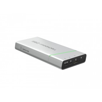 Green Cell PBPLGC20P power bank Lithium-Ion (Li-Ion) 20800 mAh Aluminium, Black, Green, Light grey, Silver