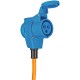 Brennenstuhl 1167650525 power extension 25 m Outdoor Blue, Orange