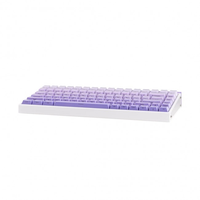 HERO84 HE White+Purple+Gradient+LIGHT JadeKing RGB AULA gasket keyboard