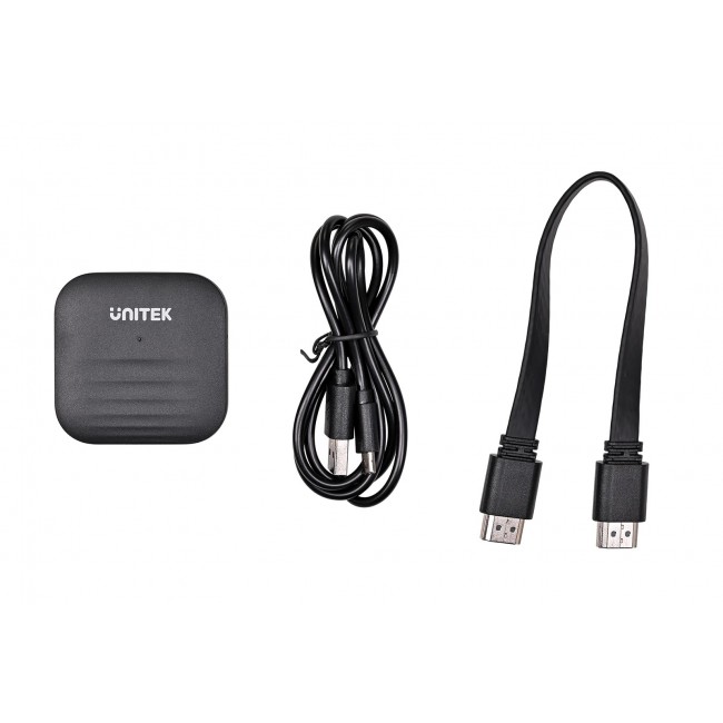 UNITEK V1184A01 AV extender AV transmitter & receiver Black