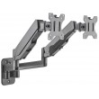 Manhattan Dual Wall Mount for TV & Monitors (Full Motion Gas Spring), For screens 17