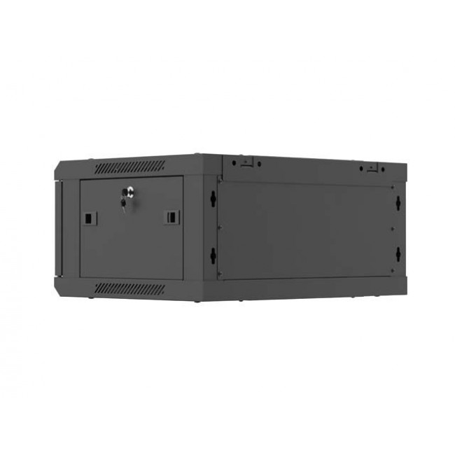 Lanberg WF01-6404-00B rack cabinet 4U Wall mounted rack Black Lanberg WF01-6404-00B rack cabinet 4U Wall mounted rack Black