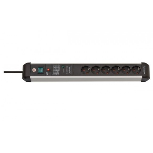 Brennenstuhl 1391010601 power extension 5 m 6 AC outlet(s) Indoor Black, Silver Brennenstuhl 1391010601 power extension 5 m 6 AC outlet(s) Indoor Black, Silver