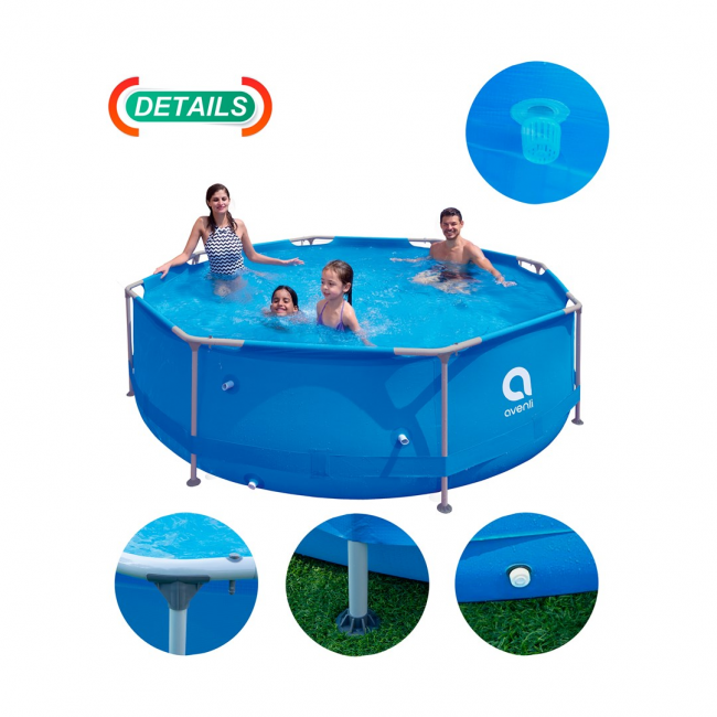 AVENLI Round Frame Swimming Pool 305x76 Set