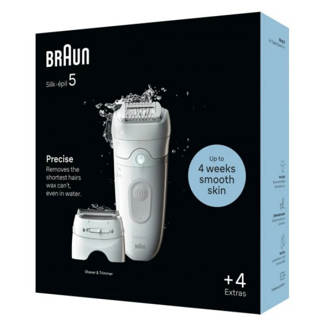 Braun Silk- pil 5 5-041 28 tweezers White Braun Silk- pil 5 5-041 28 tweezers White