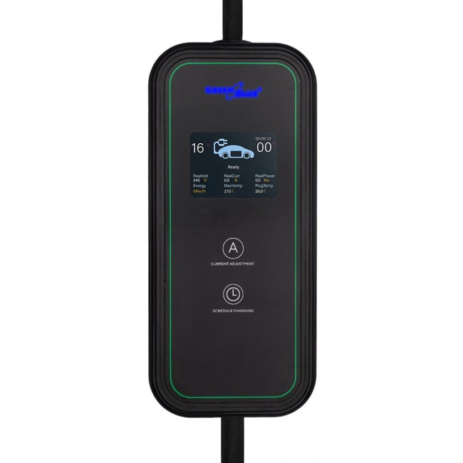 GreenBlue EV/PHEV Charger, portable, Type 2, cable length 6.8 m, IP65, 11 kW, 220 380 V AC 50/60 Hz, 16 A, 3-phase, GB1100
