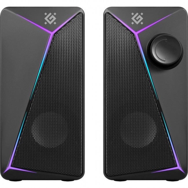 PC Speakers 2.0 DEFENDER J5 2.0 6W LED USB black