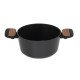 Resto Kitchenware Mon 2.6 L Round Black, Wood Resto Kitchenware Mon 2.6 L Round Black, Wood