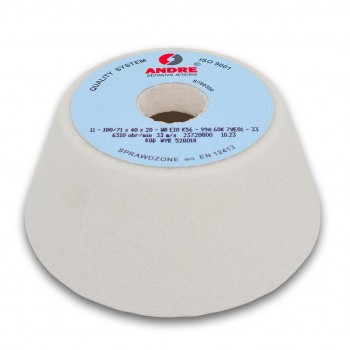 ANDRE CUP WHEEL 100mm x 40mm x 20mm 99A60K7VE0-33 WHITE 