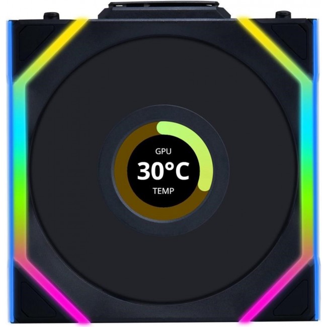 Lian Li UNI FAN SL Wireless LCD 120 Computer case 12 cm Black 1 pc(s)