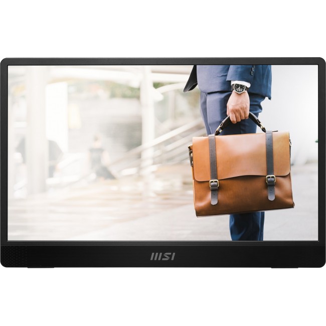 MSI PRO MP161 E2U portable TV/monitor Portable monitor Black 39.6 cm (15.6 MSI PRO MP161 E2U portable TV/monitor Portable monitor Black 39.6 cm (15.6