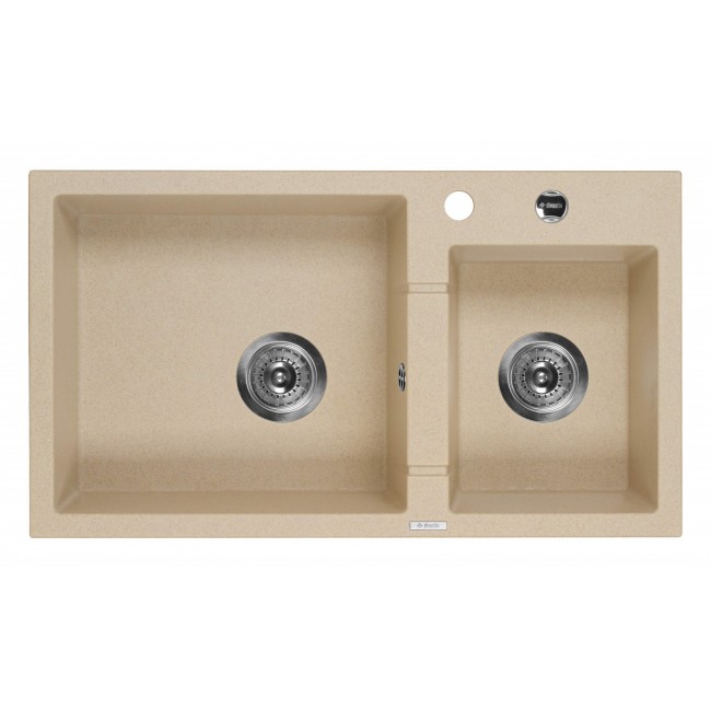 2-bowl granite sink