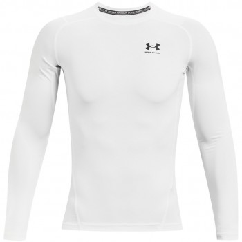 Under Armour HG Armour Comp LS Men's T-Shirt White 1361524 100