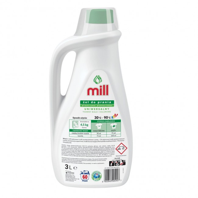 MILL Universal washing gel 3l, 60 washes