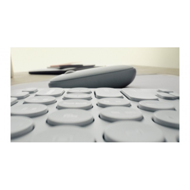 Logitech 920-012203 keyboard Mouse included Universal RF Wireless + Bluetooth QWERTZ German Graphite