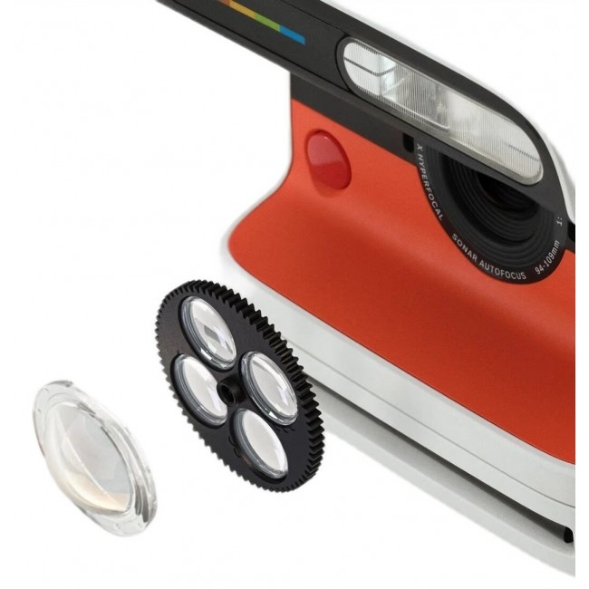 Polaroid Flip 79 x 79 mm Black, Orange, White