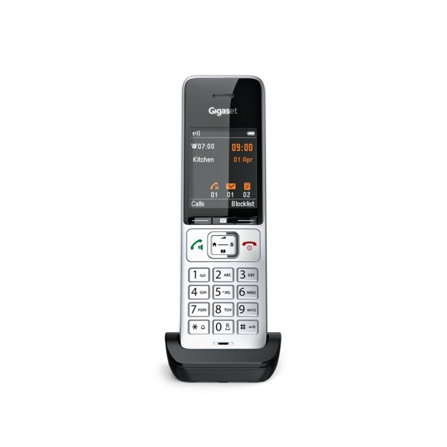 Gigaset COMFORT 500HX Analog/DECT telephone Caller ID Black, Silver Gigaset COMFORT 500HX Analog/DECT telephone Caller ID Black, Silver