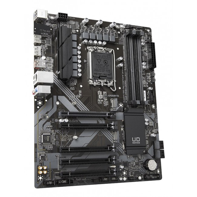 GIGABYTE B760 DS3H DDR4 Motherboard - Supports Intel Core 14th CPUs, 18+2+1 Phases Digital VRM, up to 5333MHz DDR4 (OC), 2xPCIe 4.0 M.2, GbE LAN, USB 3.2 Gen 2