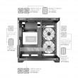 Mars Gaming MCVIEW3 computer case Mini Tower Black